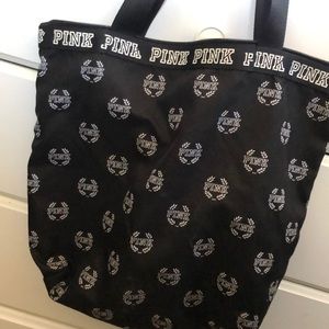 Black and white PINK bag